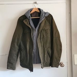 LEVIS army green heavy jacket
